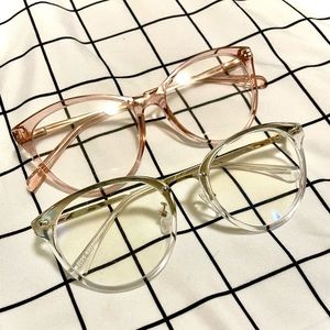LAST PAIR Blue-light Blocker PINK Retro Glasses 🤓